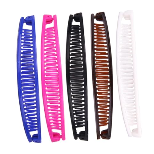 HONITANO 10stücke Bananen-haarspange Aus Hochwertigem Material Haarkamm Für Pferdeschwanzhalter Kreative Haarspangen Für Frauen Und Mädchen Passt Für Jede Haarfarbe Und Jahreszeit Haarstyli von HONITANO