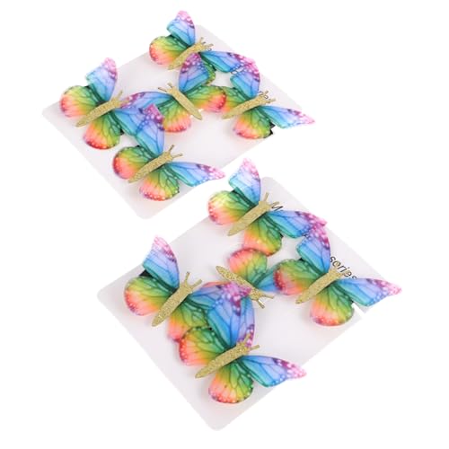 HONITANO 10 Stück Teiliges Zarte Schmetterlings haarklammern aus Doppellagigem Tüll für Mädchen Leichter Haarschmuck für Alltag Festival und Party Vielseitig als Haar von HONITANO