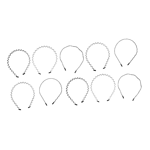 HONITANO 10stücke Unisex Wellenförmige Haarbänder Antirutsch Sport Stirnbänder Für Und Für Outdoor Aktivitäten Und Feiern Leicht Und Komfortabel HONITANO 10stücke Unisex Wellenförmige Haarbänder Antirutsch Sport Stirnbänder Für Und Für Outdoor Aktivitäten Und Feiern Leicht Und Komfortabel von HONITANO