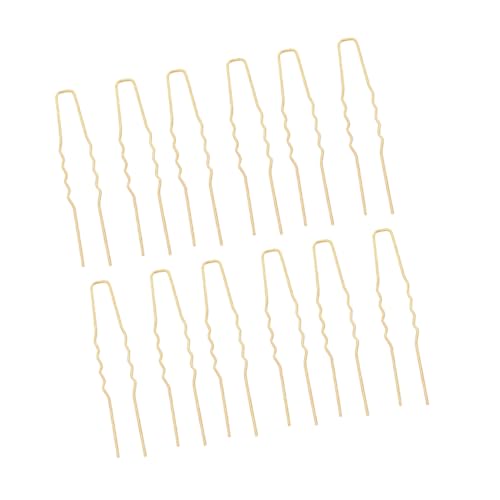 HONITANO 100 Stück Teiliges Kleine Wellige U förmige Haarnadeln aus Metall für Damen Langlebiges DIY Haarstab Material Modischer Haarschmuck für Frauen und Mädchen Einfach zu Tragen und von HONITANO