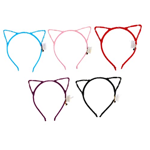 HONITANO 10Stücke LED Katzenohr Stirnband Mischfarbe Glühendes Haarband für Erwachsene Partys Cosplay Halloween und Festliche Anlässe Leicht und Bequem HONITANO 10Stücke LED Katzenohr Stirnband Mischfarbe Glühendes Haarband für Erwachsene Partys Cosplay Halloween und Festliche Anlässe Leicht und Bequem von HONITANO