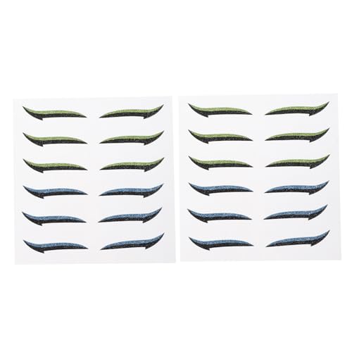 HONITANO 12 Paare Unsichtbare Eyeliner aufkleber und Doppelte Augenlid strips Dünn und Atmungsaktiv Für Schlupflider Augenvergrößerung Sicher und Einfach Anwendbar Für Einzel Doppellider von HONITANO