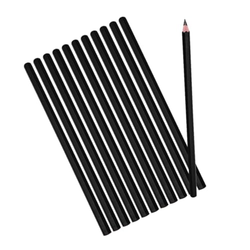HONITANO 12 Stück Bleistift Augenbrauenstift Grafisches Skizzieren Zeichenstifte shape permanent make up augenbrauenliftig wasserabweisend waterproof werkzeug Permanentstift Bambus von HONITANO