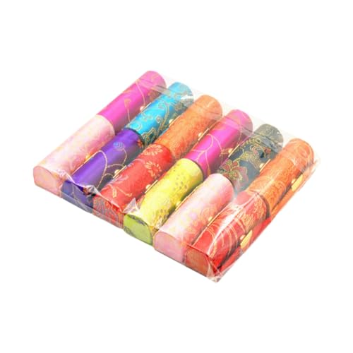HONITANO 12 Stück Retro Lippenstiftboxen mit Spiegel Bestickte Stoffhülle Leichte Kratzfeste Aufbewahrungstaschen für Lippenstift und Schmuck Tragbar für Alltag für Frauen HONITANO 12 Stück Retro Lippenstiftboxen mit Spiegel Bestickte Stoffhülle Leichte Kratzfeste Aufbewahrungstaschen für Lippenstift und Schmuck Tragbar für Alltag für Frauen von HONITANO