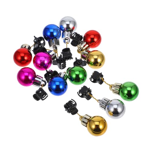 HONITANO 12 Stück Teiliges Bunte Weihnachtskugeln Bartclip mit Mini Klammer Glänzende Bartdekoration für Männer Wiederverwendbar Festliche Weihnachtsdeko und Cosplay Zubehör HONITANO 12 Stück Teiliges Bunte Weihnachtskugeln Bartclip mit Mini Klammer Glänzende Bartdekoration für Männer Wiederverwendbar Festliche Weihnachtsdeko und Cosplay Zubehör von HONITANO