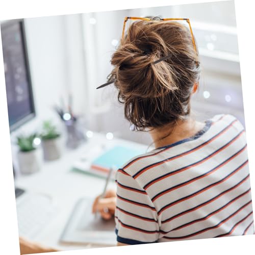 HONITANO 12 Stück Teiliges Holz haarstäbchen mit Chinesischer Stil Langlebiges DIY haaraccessoire Spitz Retro und Fein gearbeitet für Damen und Kreative Frisuren von HONITANO