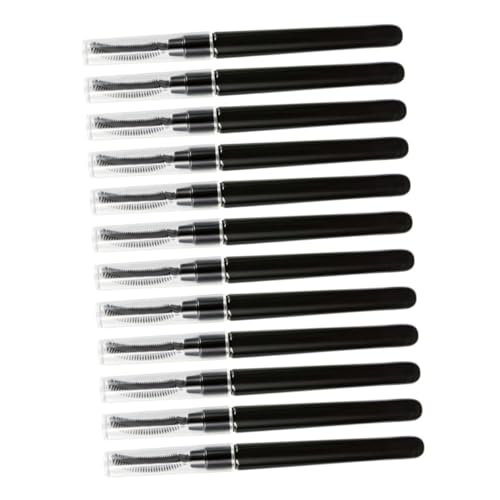 HONITANO 12 Stück Teiliges Make up Weichen Silikon wimpernbürsten Tragbar und Langlebig Praktische Augenbrauen Wimpernpflege für Frauen für Reisen und Täglichen Gebrauch von HONITANO