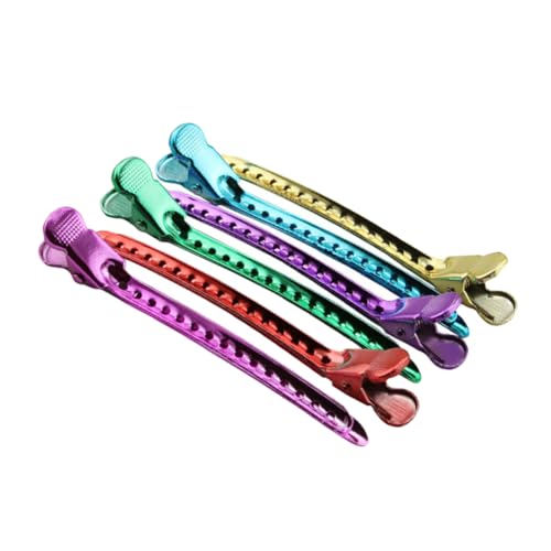 HONITANO 12 Stück Teiliges Metall Haarspangen Edelstahl Entenbill Haarklammern Rutschfest für Friseure Damen Mädchen Vielseitig für Flechtfrisuren und Styling zu Hause und von HONITANO