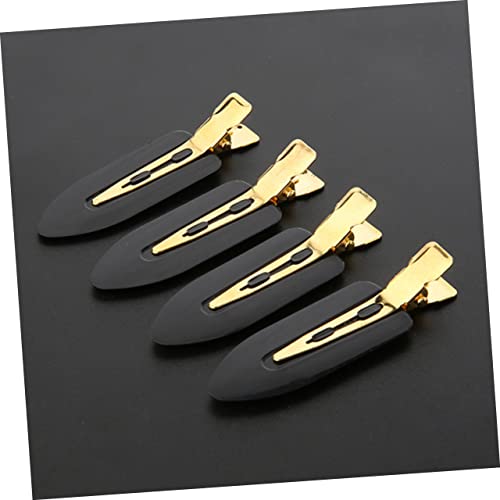 HONITANO 12 Stück Teiliges Nahtlose No Crease Haarklammern für Damen Leichte Biegungsfreie Haarspangen Abdrücke für Make Up Styling Haartypen Schwarzes Design von HONITANO