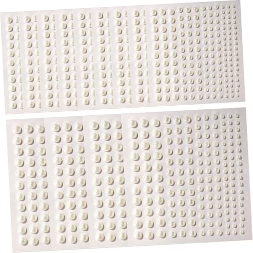 HONITANO 12blätter Perlen Aufkleber Für Gesicht Und Nägel Selbstklebende Makeup Gems Für Augen Haut Und Haar Dekorative Glitzerperlen Für Frauen Und Mädchen Für Partys Und Festivals von HONITANO