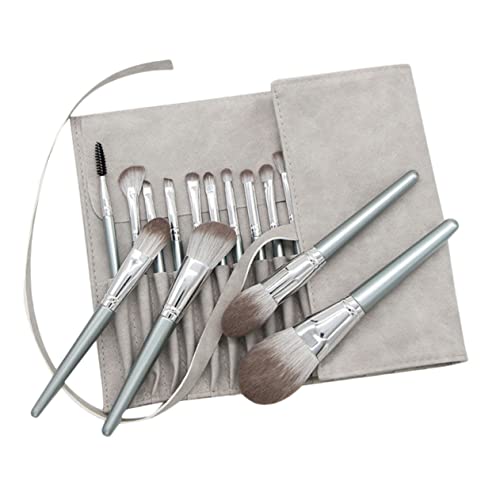 HONITANO 14 Stück Teiliges Make Up Pinselset mit Aufbewahrungsetui Weiche Pinselhaare Vielseitiges Foundation Puder und Lidschatten für Anfänger und Profis Pflegeleicht Perfektes für von HONITANO