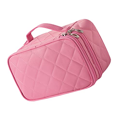 HONITANO 1stück Doppelschicht Kosmetiktasche Wasserdichter Reise Toilettenbeutel Mit Spiegel Große Kapazität Multifunktionale Make-up-Organizer Für Damen Und Für Und Alltag HONITANO 1stück Doppelschicht Kosmetiktasche Wasserdichter Reise Toilettenbeutel Mit Spiegel Große Kapazität Multifunktionale Make-up-Organizer Für Damen Und Für Und Alltag von HONITANO