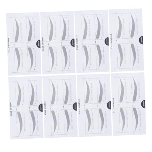 HONITANO 2tasche Schablonen Für Augenbrauen Augenbrauenschablonen Augenbrauenkarten Professionelle Augenbrauen-formschablonen Schönheitswerkzeuge Für Makeup Diy-augenbrauen-aufkleber Pro von HONITANO