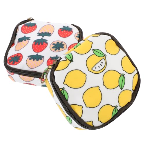 HONITANO 2stücke Gedruckte Handtasche wasserdichte Aufbewahrungstasche Große Kapazität Kosmetiktasche Für Mädchen Multifunktionale Geldbörse Für Reisen Und Alltag Stylisches Design von HONITANO