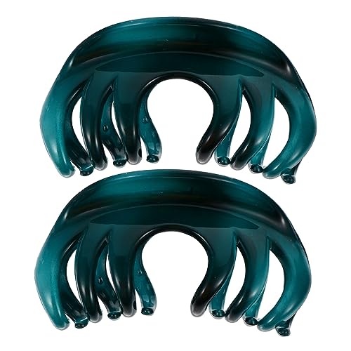 HONITANO 2 Stück Große Acryl Haarklammern Damen Haarspangen für Dickes Haar Bad Styling Haarschmuck Elegant und Rutschfest für Alltag und Reisen von HONITANO