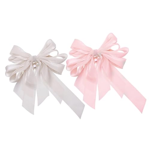 HONITANO 2 Stück Große Haarschleifen Haarspangen für Frauen Flexible Strapazierfähige Haarklammern Geeignet für Haartypen Fester Griff Schonend für das Haar Modischer Haarschmuck für von HONITANO