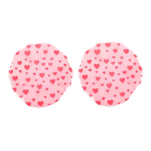 HONITANO 2stücke Duschhaube Für Damen Wiederverwendbare Und Wasserdichte Haarhaube Doppellagige Frottee-textur Zum Trocknen Von Langem Haar Für Bad Und Spa von HONITANO