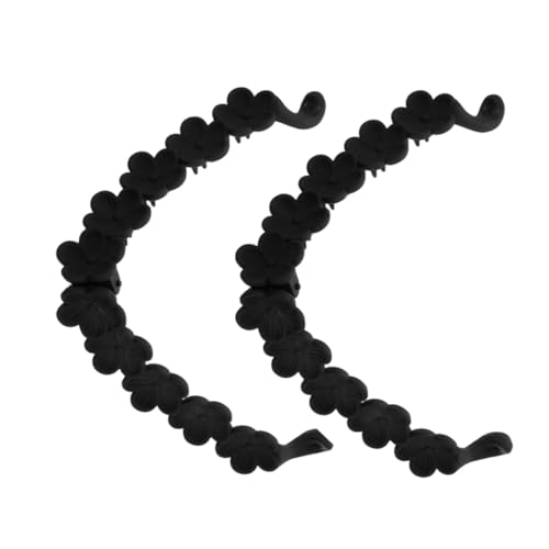 HONITANO 2 Stück Haarklammern mit Blütentwist Rutschfeste Ponytail Haarklammer für Damen Modischer Vielseitiger Haarschmuck Leicht und Kompakt für Alltag und Besondere Anlässe von HONITANO