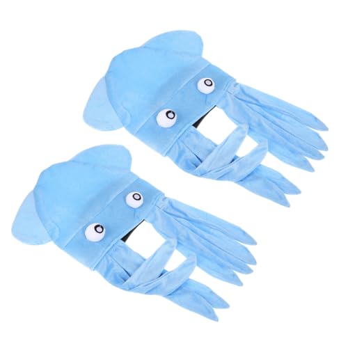 HONITANO 2stücke Octopus Hut Kopfbedeckung Für Männer Und Frauen Lustige Cosplay-kopfbedeckung Für Halloween Partys Und Geburtstagsfeiern Kreatives Mit Skurrilem Design von HONITANO