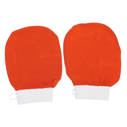 HONITANO 2 Stück Peelinghandschuhe Duschhandschuhe mit Massagefunktion Rutschfest Hautfreundlich für Sanfte Körperpeeling und Effektive Reinigung Langlebig für Männer und Frauen Geeignet von HONITANO