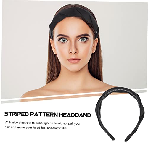 HONITANO 2 Stück Retro Teiliges Haarband Damen Gedrehtes Breites Kreuz Stirnband Schwarz Modisches Haarschmuck Accessoire für Alltag Party und Hochzeit Komfortabel und Praktisch von HONITANO