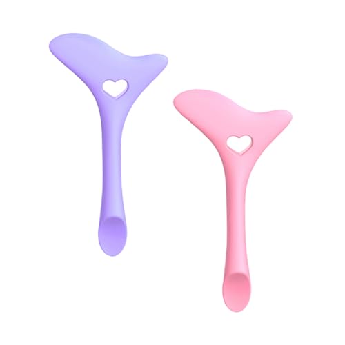 HONITANO 2 Stück Silikon Eyeliner Hilfsmittel Teiliges Make Up Werkzeug Wiederverwendbar Weich für Präzises Augen Make Up Damen Kompakt und Einfach zu Reinigen von HONITANO