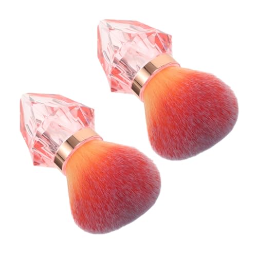 HONITANO 2 Stück Soft Makeup Brush Nagelkunst Puder Entferner Pinsel mit Diamantförmigem Griff Großer Kopf für Effektive Staubabsorption Langlebig und Zeitersparend für Gelnägel HONITANO 2 Stück Soft Makeup Brush Nagelkunst Puder Entferner Pinsel mit Diamantförmigem Griff Großer Kopf für Effektive Staubabsorption Langlebig und Zeitersparend für Gelnägel von HONITANO