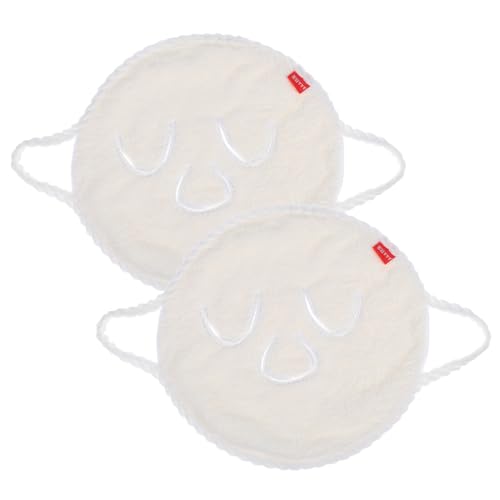 HONITANO 2 Stück Teiliges Gesichtspflege Handtuch aus Fleece Doppellagig Kalt Warm Kompresse Vielseitig für Empfindliche Haut für Gesichtsbehandlung und Dampfanwendung von HONITANO