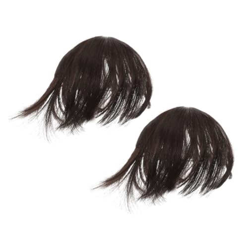 HONITANO 2 Stück Unsichtbare Haarteile für Frauen Leichtes Synthetisches Kurzhaar Haarteil zur Abdeckung von Dünnem Haar und Grauen Haaren Volumenverstärker Natürlicher Look Einfach HONITANO 2 Stück Unsichtbare Haarteile für Frauen Leichtes Synthetisches Kurzhaar Haarteil zur Abdeckung von Dünnem Haar und Grauen Haaren Volumenverstärker Natürlicher Look Einfach von HONITANO