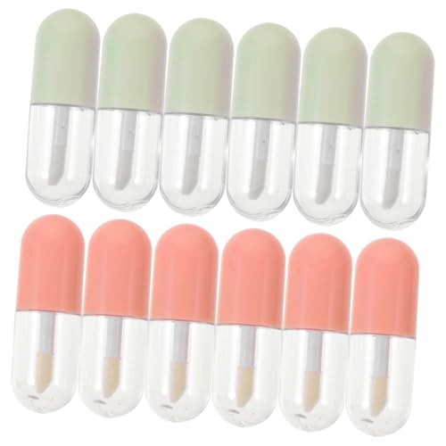 HONITANO 20 Stück Nachfüllbare Lippenbalsam Tuben Leer Lipgloss Behälter Transparent Für DIY Lippenpflege Frauen Mädchen von HONITANO