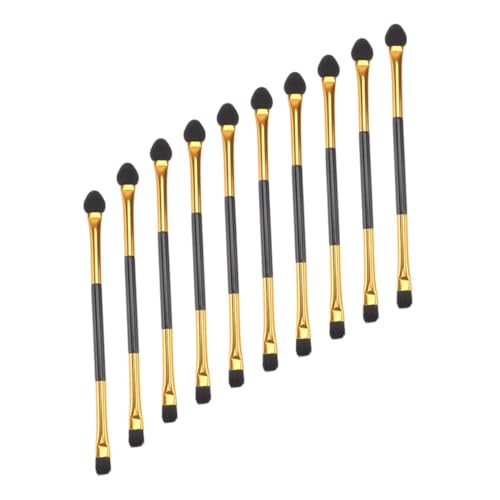 HONITANO 20 Stück Teiliges Augen Make Up Pinsel Doppelseitig Weiche Borsten Sicher und Langlebig für Lidschatten Auftrag Tragbar für Reisen Alltag Festlichkeiten und Professionelle Make Up von HONITANO