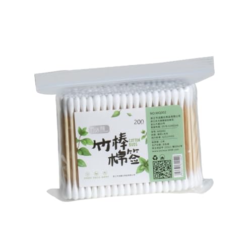 HONITANO 200stücke Wattestäbchen Mit Doppelspitze Applikator Für Make-up-reinigung Entferner Multifunktions-wattestäbchen Für Babypflege Schönheit Maniküre HONITANO 200stücke Wattestäbchen Mit Doppelspitze Applikator Für Make-up-reinigung Entferner Multifunktions-wattestäbchen Für Babypflege Schönheit Maniküre von HONITANO