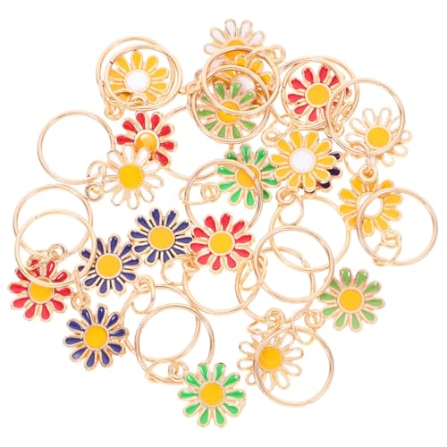 HONITANO 20Stücke Haarschmuck Dreadlocks Zubehör Anhänger DIY Dreadlock Perlen und Leicht und Angenehm für Frisuren von HONITANO