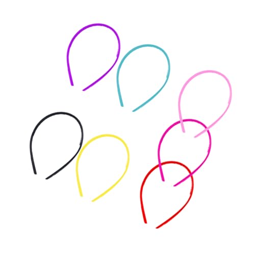 HONITANO Haarreif in Bonbonfarbe 25 Stück Einfacher Kopfschmuck aus Kunststoff Gezahntes Haarband für Frauen und Mädchen für Partys und Weihnachten Haar Accessoire für Haartypen von HONITANO