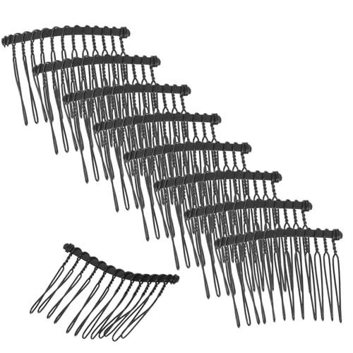 HONITANO 25 Stück Teiliges Metall Haarkamm mit Zähnen Langlebige Haarklammern für Damen Vielseitiger Hochzeits Haarschmuck Seitenkamm für Festlichen Haarschmuck und DIY Frisuren von HONITANO