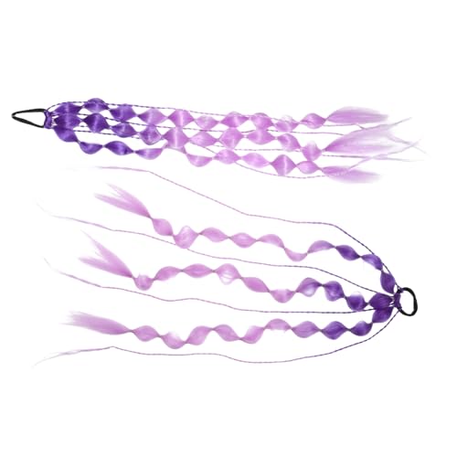 HONITANO 2stücke Bubble Ponytail Haarverlängerung Mit Haargummi Für Junge Mädchen Farbige Geflochtene Pferdeschwanz-extensions Einfach Anzubringen Für Partys Und Tägliches Tragen HONITANO 2stücke Bubble Ponytail Haarverlängerung Mit Haargummi Für Junge Mädchen Farbige Geflochtene Pferdeschwanz-extensions Einfach Anzubringen Für Partys Und Tägliches Tragen von HONITANO