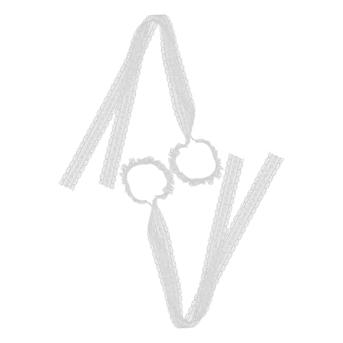 HONITANO 2stücke Modische Haargummis Mit Spitzen-design Elastische Haargummis Für Mädchen Vielseitige Haarbänder Für Dutt Zopf Und Mehr Für Jeden Anlass Geschenkidee Für Frauen Und von HONITANO