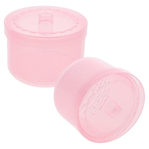 HONITANO 2stücke Sterilisationsbox Für Nagelwerkzeuge Reinigungsbox Aus Robustem Material Wiederverwendbare Einweichbox Für Maniküre-werkzeuge Organizer Für Pinzetten Praktische Schale von HONITANO