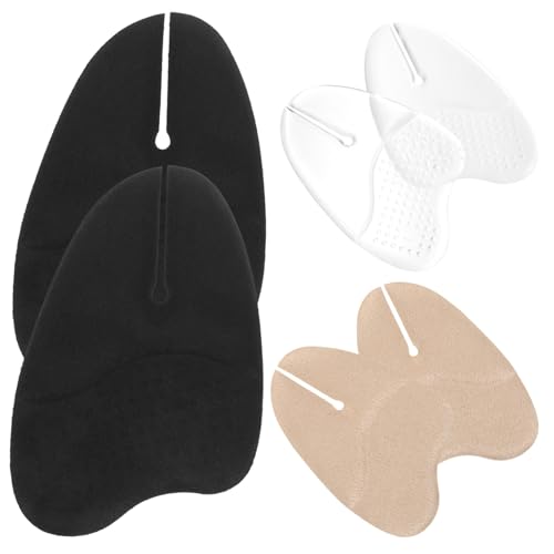 HONITANO 3 Paare Zehenpolster für Sandalen Rutschfeste Stoßdämpfende Vorfuß Einlagen Selbstklebende Transparente und Samtige Zehenschutz Pads für Damen Bequeme Zehenschutz HONITANO 3 Paare Zehenpolster für Sandalen Rutschfeste Stoßdämpfende Vorfuß Einlagen Selbstklebende Transparente und Samtige Zehenschutz Pads für Damen Bequeme Zehenschutz von HONITANO