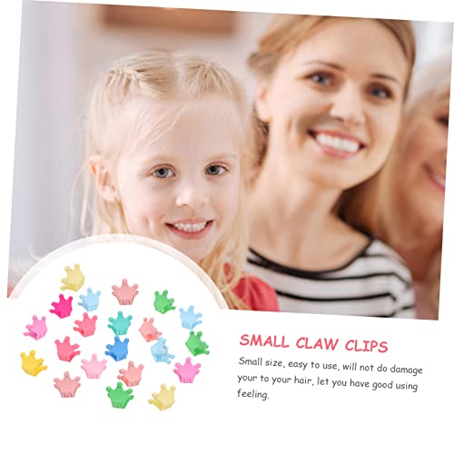 HONITANO 3 Sätze Mini Haarklammern für Mädchen Bunte Haarklammern aus Robustem Material Niedliche Haarspangen für Dünnes Haar für Alltag und Besondere Anlässe Zufällige Zufällige Farbe von HONITANO