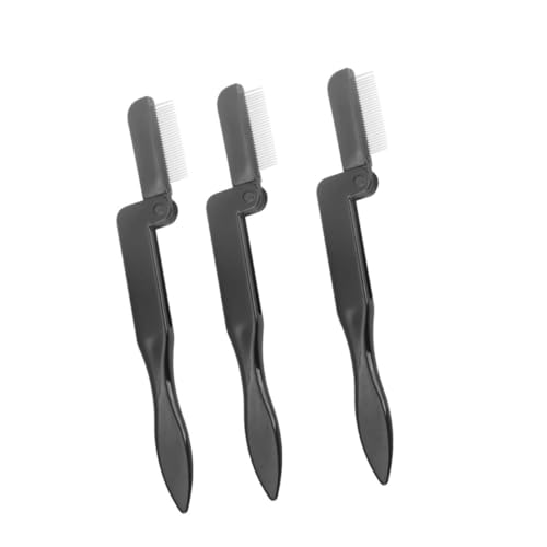 HONITANO 3 Stück Teiliges Faltbares Augenbrauen und Wimpernkamm Multifunktionale Makeup Pinsel mit Dichter Borste Langlebig und Praktisch für Damen und Herren für Zuhause und Salongebrauch von HONITANO