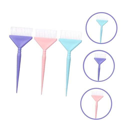 HONITANO 3 Stück Teiliges Haarfärbepinsel Set Kleine Weiche Borsten Präzise Farbanwendung für Salon Equipment und Haarstylisten Geeignet für Highlight und Haarfärbung bei Damen und Herren von HONITANO