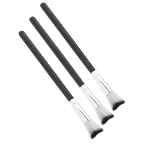 HONITANO 3 Stück Teiliges Nose Contour Brushes mit Weichen Borsten für Präzises Schattieren und Highlighting Vielseitige Make up Pinsel für Frauen Eleganter Schwarzer Griff Sanfte von HONITANO