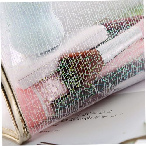 HONITANO 3 Stück Transparent Kosmetiktasche TPU mit Goldfarbenem Draht wasserdichte Schminktasche mit Reißverschluss Multifunktionaler Kulturbeutel für Damen Reise Beauty Organizer Weiße HONITANO 3 Stück Transparent Kosmetiktasche TPU mit Goldfarbenem Draht wasserdichte Schminktasche mit Reißverschluss Multifunktionaler Kulturbeutel für Damen Reise Beauty Organizer Weiße von HONITANO