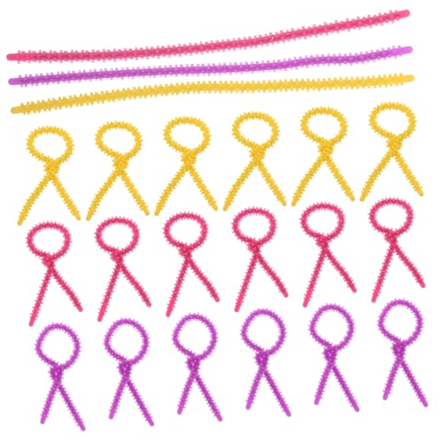 HONITANO 30 Stück Dauerwelle Für Zuhause Für Männer Tragbar Für Salon Friseur Dreadlocks Dauerwelle Lockenstab Hitzebeständig Für Frauen Oder Zum Stylen Biegbare Werkzeuge von HONITANO