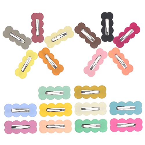 HONITANO 30 Stück Teiliges Kleine Haarklammern für Mädchen Niedliche Candy Farb Haarspangen mit Farbverlauf Leichte Haarklammern für Frauen Langlebige Snap Clips für Alltag und Besondere von HONITANO