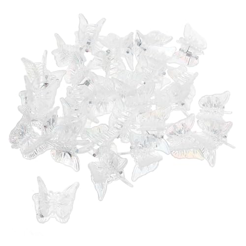 HONITANO 30 Stück Teiliges Mini Schmetterling Haarklammern Praktische Haarkralle für Dickes Haar Bunte Clips Einfach zu Bedienen Vielseitig Kombinierbar für Damen und Mädchen von HONITANO