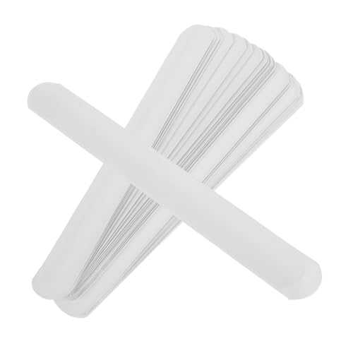 HONITANO 30stücke Weiße Schlagarmbänder Für Junge Mädchen Diy Druckknopfarmbänder Armbänder Party Favors Kinderarmbänder Einfach Schlagarmbänder Unbedruckt von HONITANO