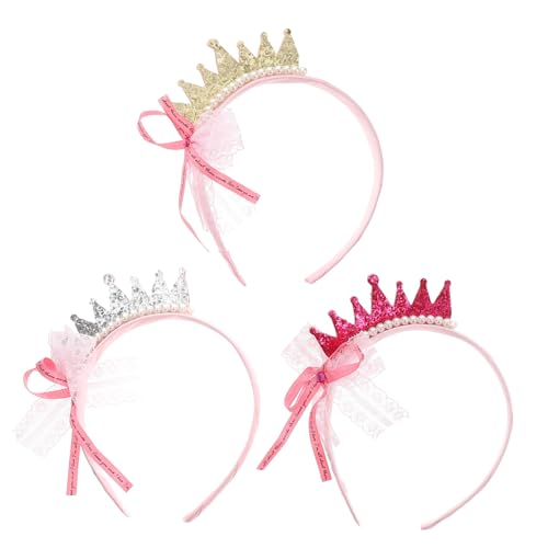 HONITANO 3stücke Stirnbänder Imitation Perle Haarreifen Party Kopfschmuck Für Mädchen von HONITANO