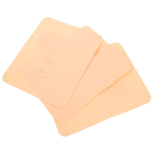 HONITANO 3stücke Silikon Übungs-gesicht Gesichtsmodell Für Make-up Training Wiederverwendbare Übungshaut Für Anfänger Für Augenbrauen Lidschatten Und Eyeliner HONITANO 3stücke Silikon Übungs-gesicht Gesichtsmodell Für Make-up Training Wiederverwendbare Übungshaut Für Anfänger Für Augenbrauen Lidschatten Und Eyeliner von HONITANO